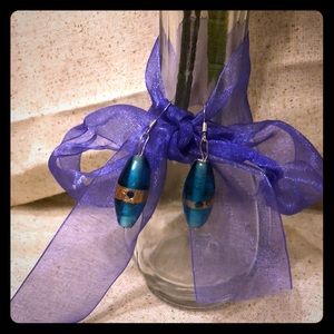 Blue earrings